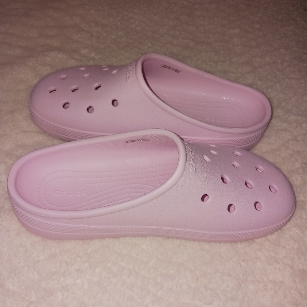 CROCS Light Pink Slip-On Clogs